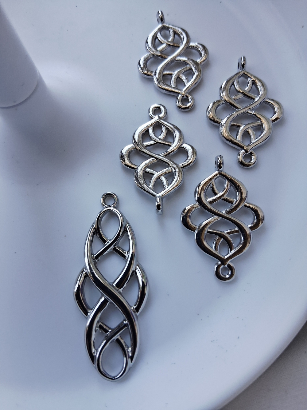 Silver Celtic Knot Pendant W/Connectors - Women Jewelry